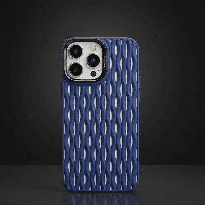 GripGrove - Funda Transpirable De Malla Tejida Para iPhone
