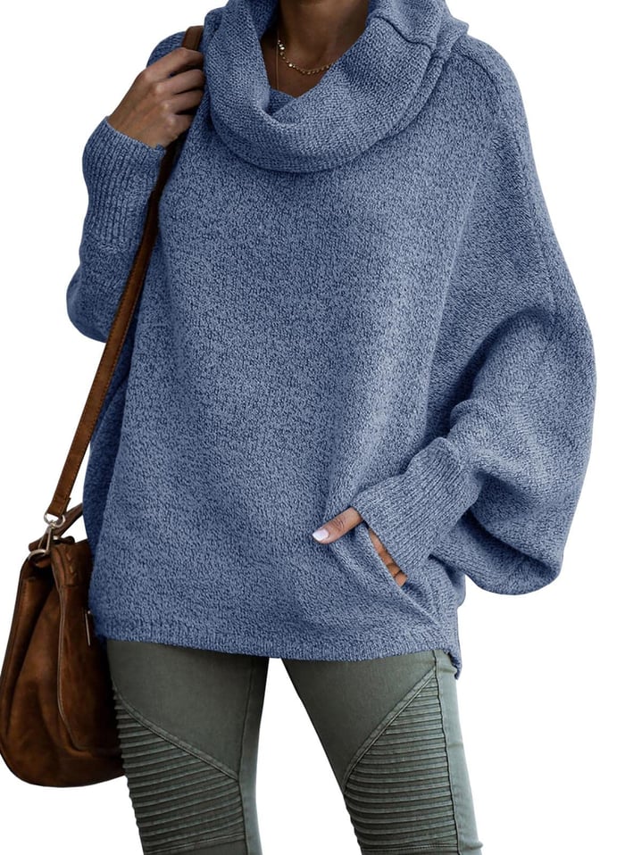 Dayana - Jersey De Cuello Alto Con Bolsillos