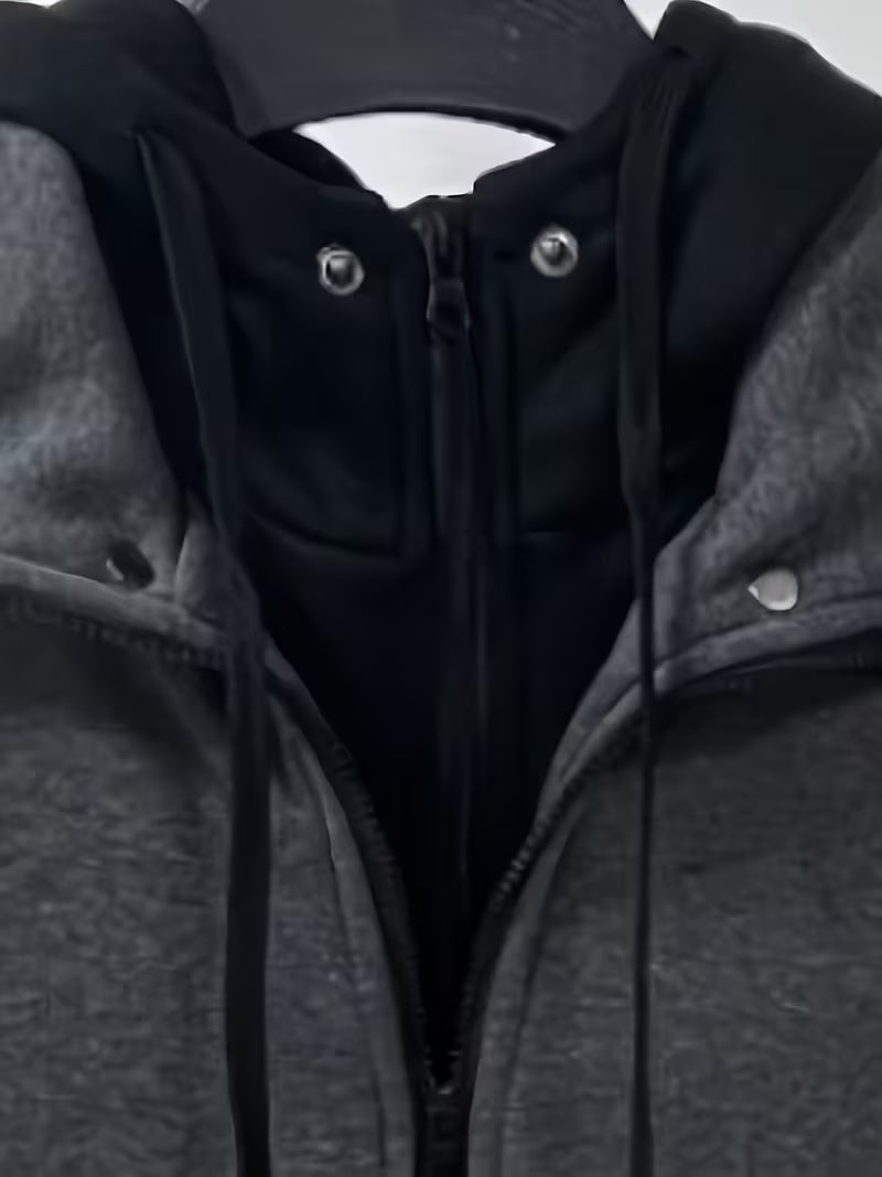 Griffiths - Sudadera con Capucha Manga Larga y Cremallera de un Cuarto