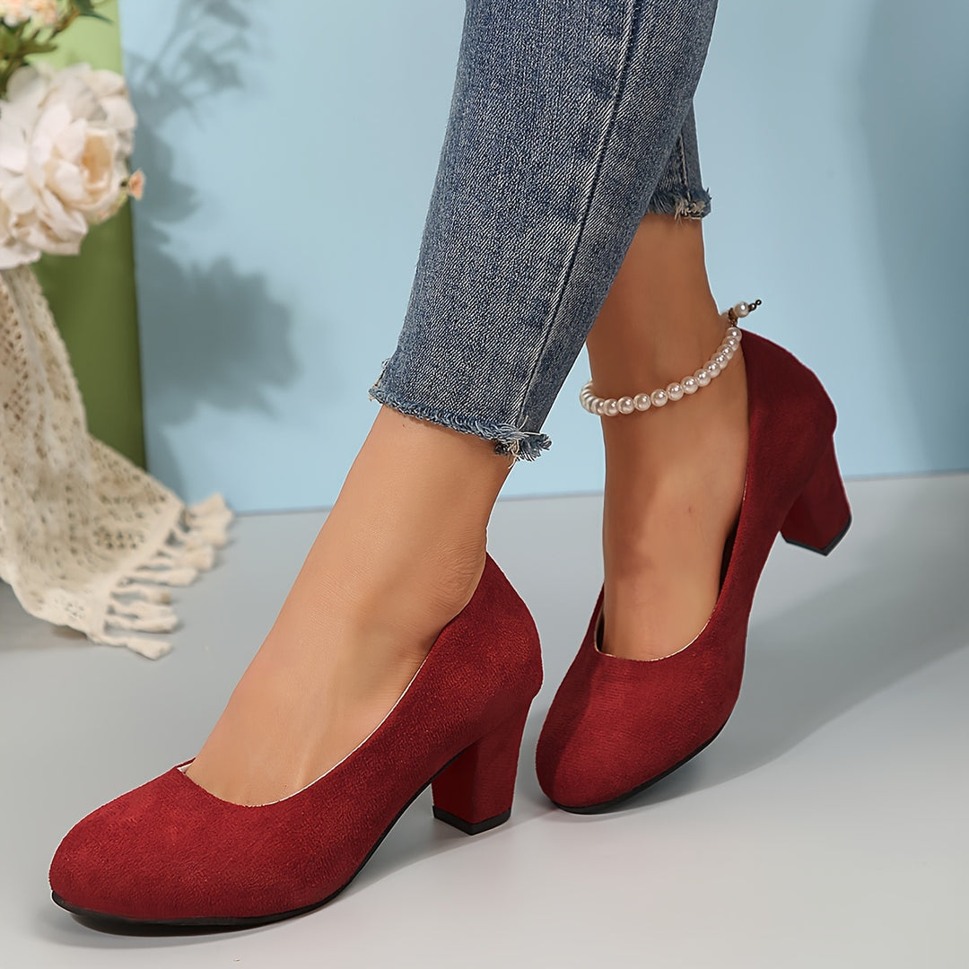 Kirstten - Zapatos De Tacón De Ante