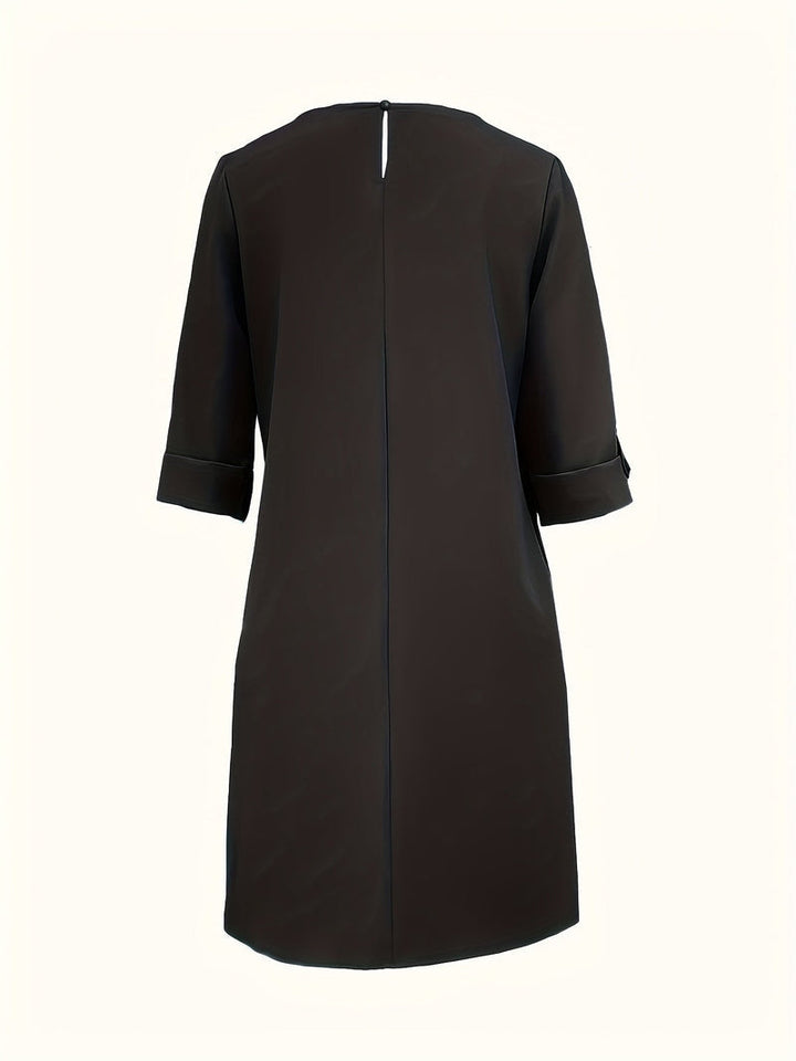 Kayana - Cómodo Vestido con Cuello Redondo