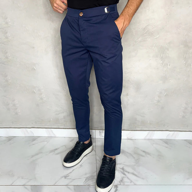 Matan - Pantalones Clásicos Elásticos De Corte Ajustado