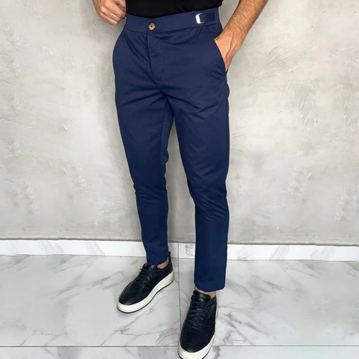 Matan - Pantalones Clásicos Elásticos De Corte Ajustado