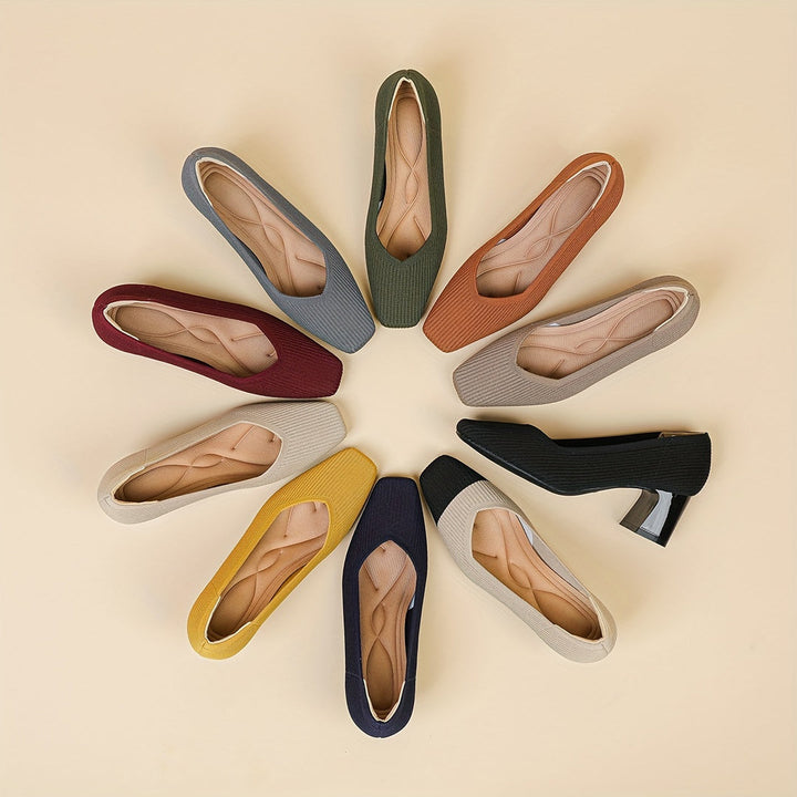 Joleen - Elegantes Zapatos De Tacón Grueso