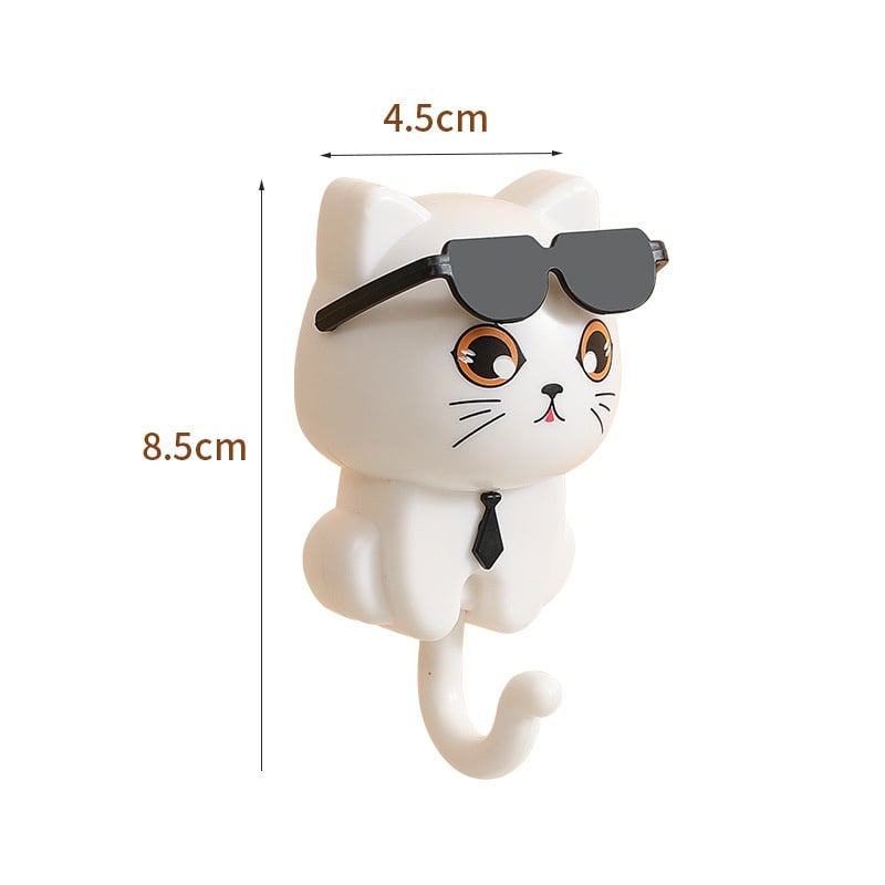 MeowHook - Llavero Gato Gafas de Sol
