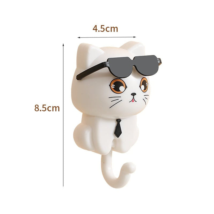 MeowHook - Llavero Gato Gafas de Sol