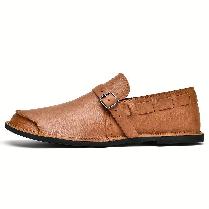 Efraim - Mocasines Cómodos de Estilo Retro Sin Cordones