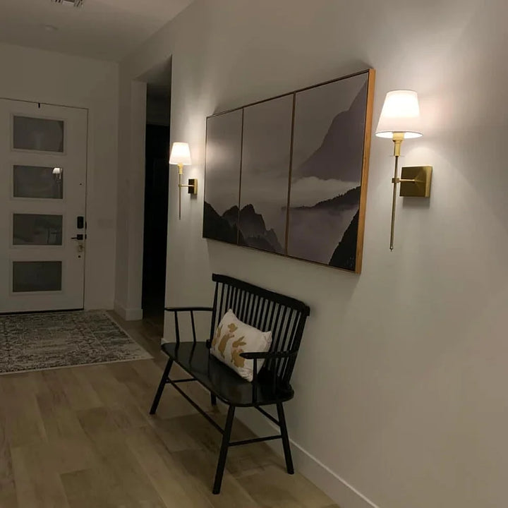 LumiGlow - Lámpara De Pared Inalámbrica Recargable ( 2 Paquetes )