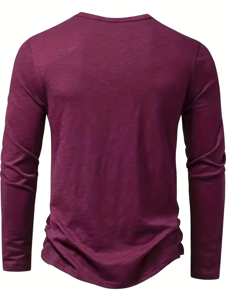 Wyatt - Elegante Camisa De Manga Larga