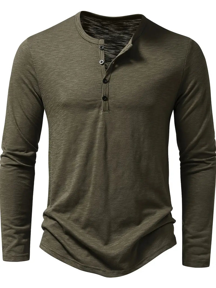 Wyatt - Elegante Camisa De Manga Larga