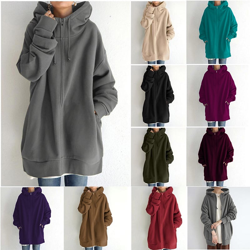 Sylvie - Acogedora Sudadera Con Capucha Sobredimensionado