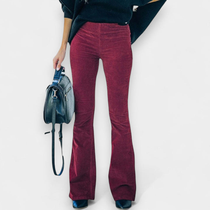 Meryn - Pantalón Acampanado De Pana
