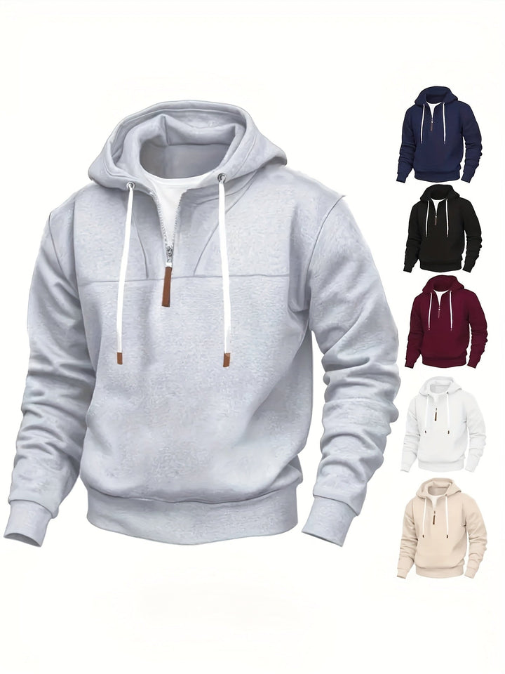 Kolton - Sudadera Con Capucha Y Medios Cremallera
