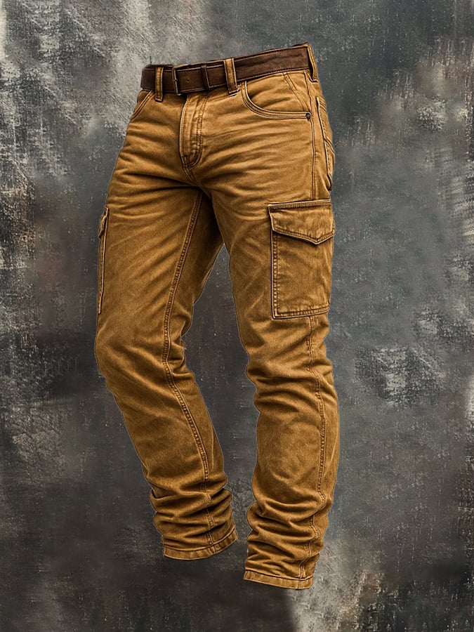 Bracewell - Pantalones Tácticos Vintage Para Exteriores Con Múltiples Bolsillos