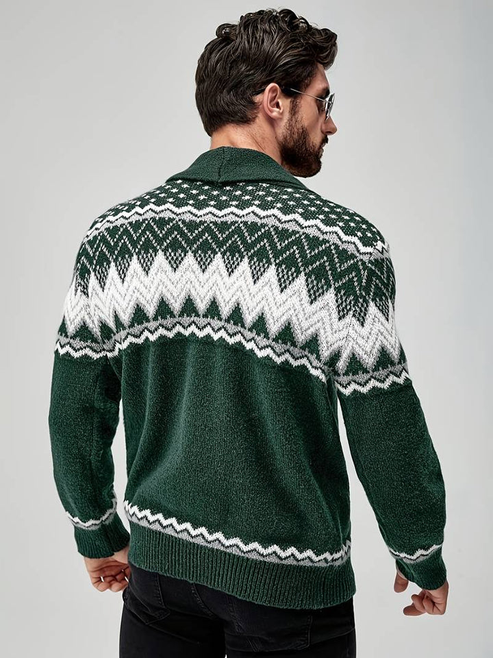 Elroy - Jersey Informal Con Estampado Geométrico