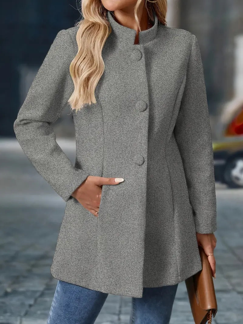 Enrietta - Blazer Elegante De Botonadura Sencilla