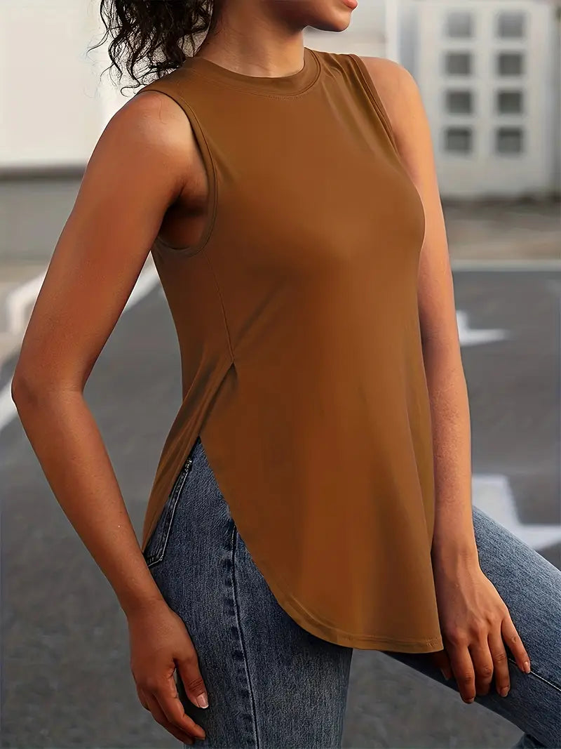 Desirae - Camisa Sin Mangas Transpirable