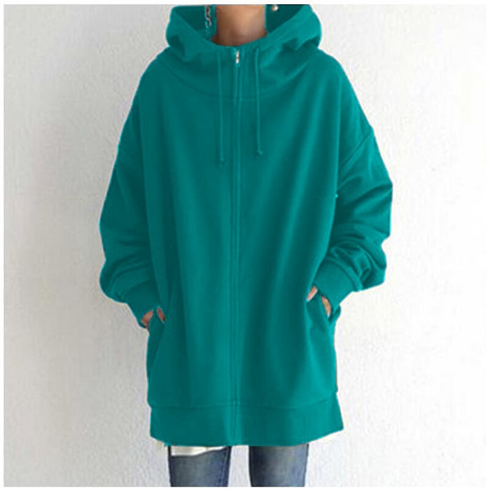 Sylvie - Acogedora Sudadera Con Capucha Sobredimensionado