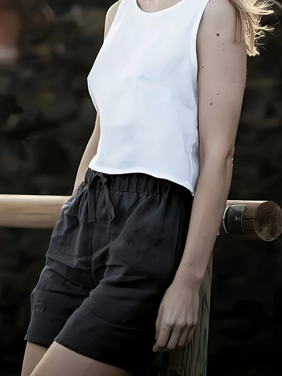 Niamh - Pantalones Cortos Informales De Verano Con Bolsillo
