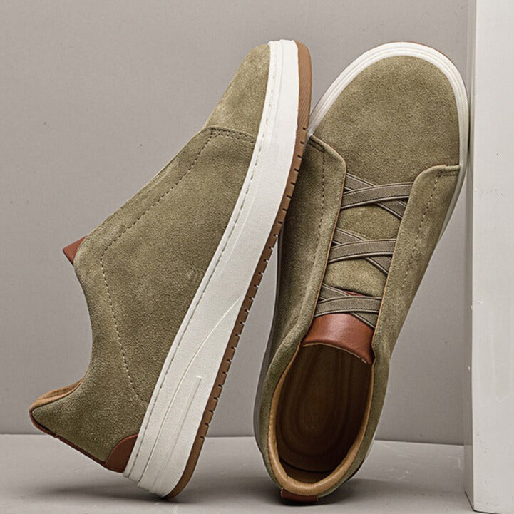 Hargrove - Zapatillas Informales De Piel De Vacuno