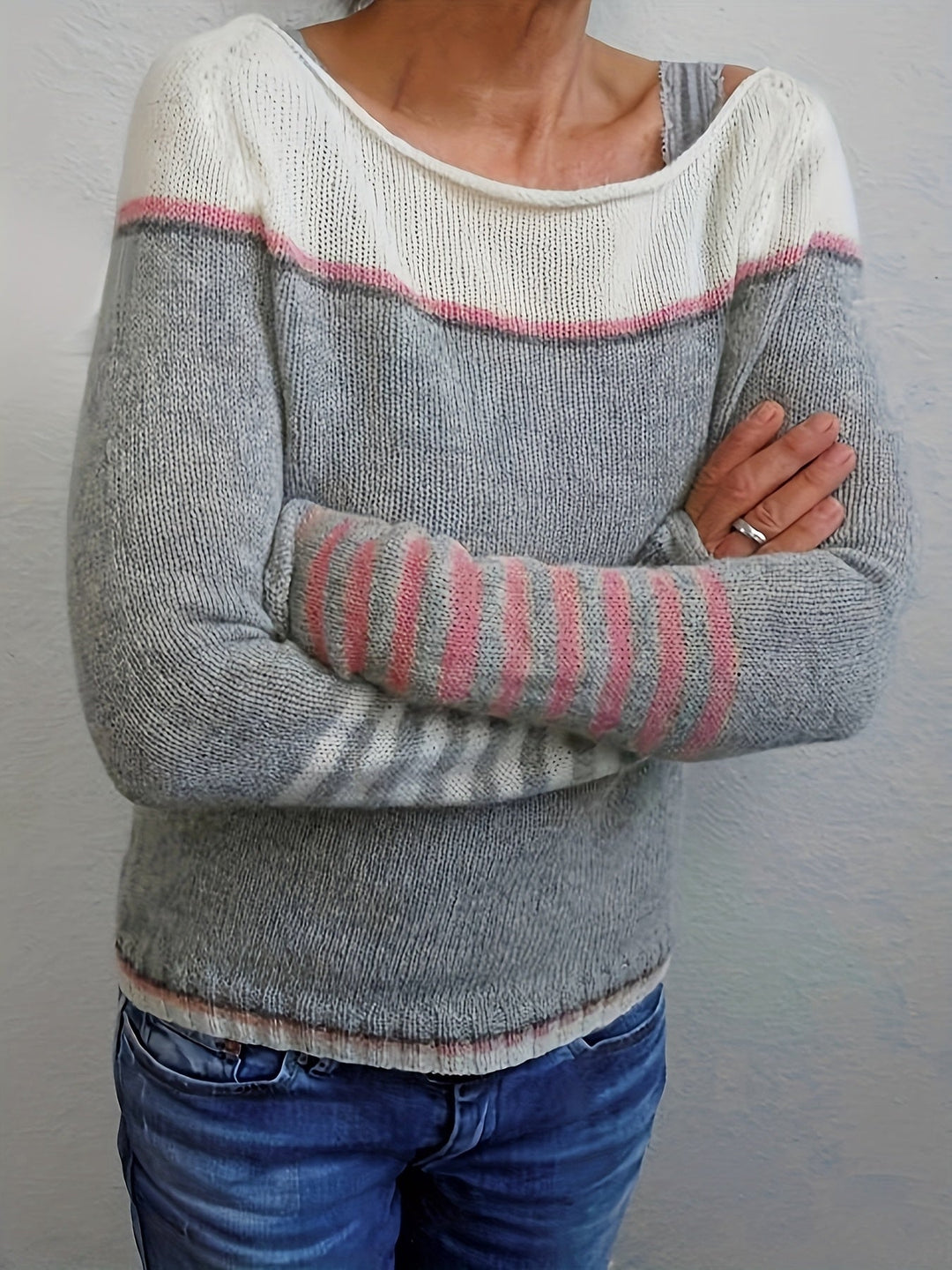Katharina - Jersey De Manga Larga a Rayas