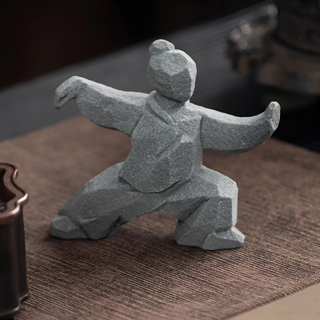 SpiritStone - Figuritas de Piedra Flujo de Wushu