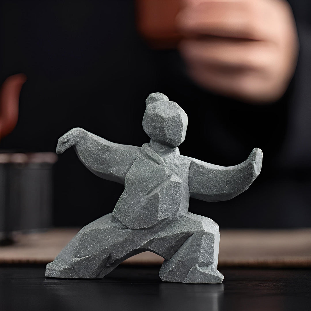 SpiritStone - Figuritas de Piedra Flujo de Wushu