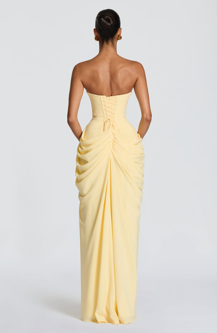 Narja - Vestido Largo Sin Tirantes