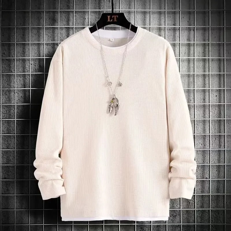 Loran - Sudadera Informal Holgada de Manga Larga
