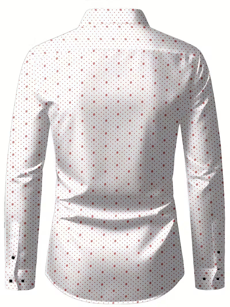 Spyros - Camisa De Manga Larga Con Botones En La Parte Delantera