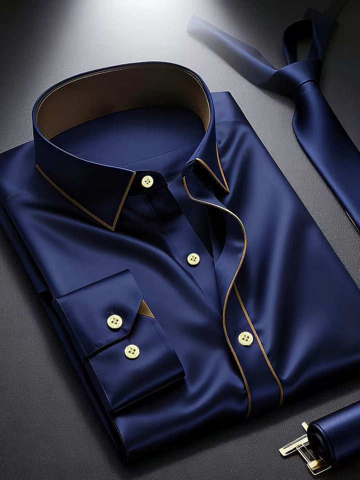 Daven - Camisa Informal De Corte Entallado