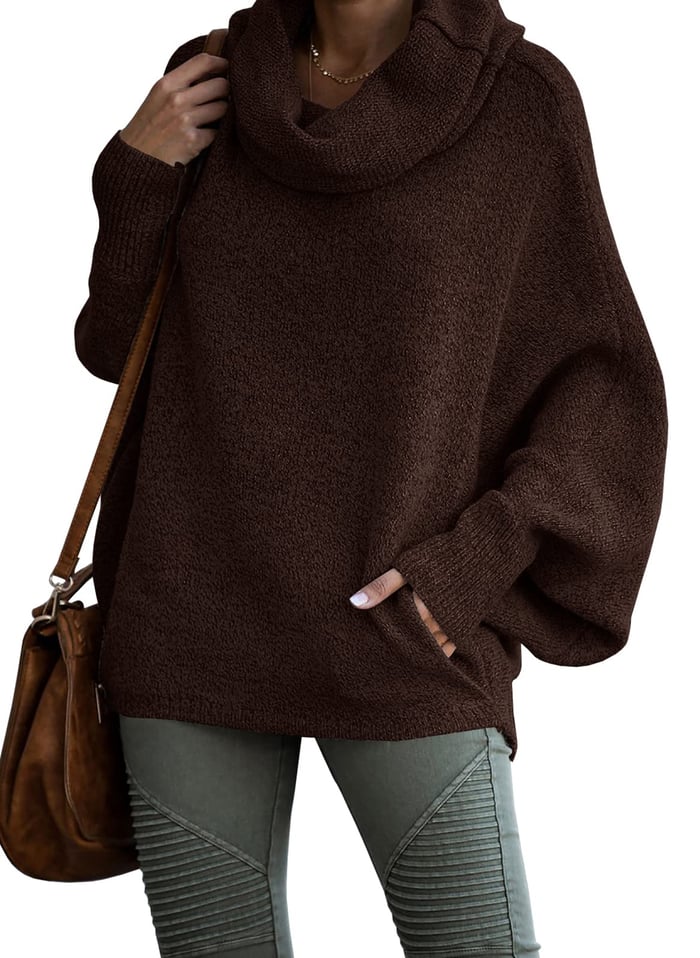 Dayana - Jersey De Cuello Alto Con Bolsillos