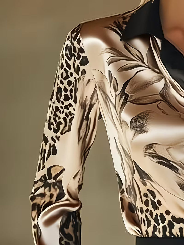 Nephthys - Camisa de manga Larga con Botones