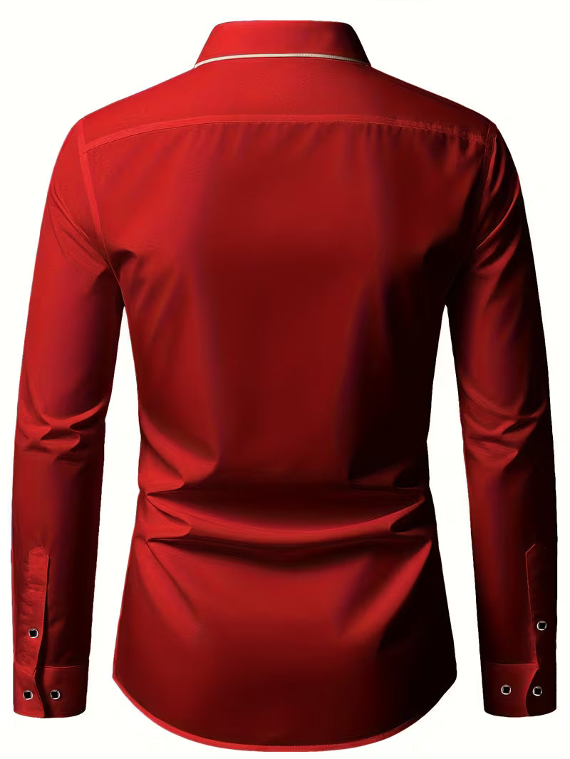Daven - Camisa Informal De Corte Entallado