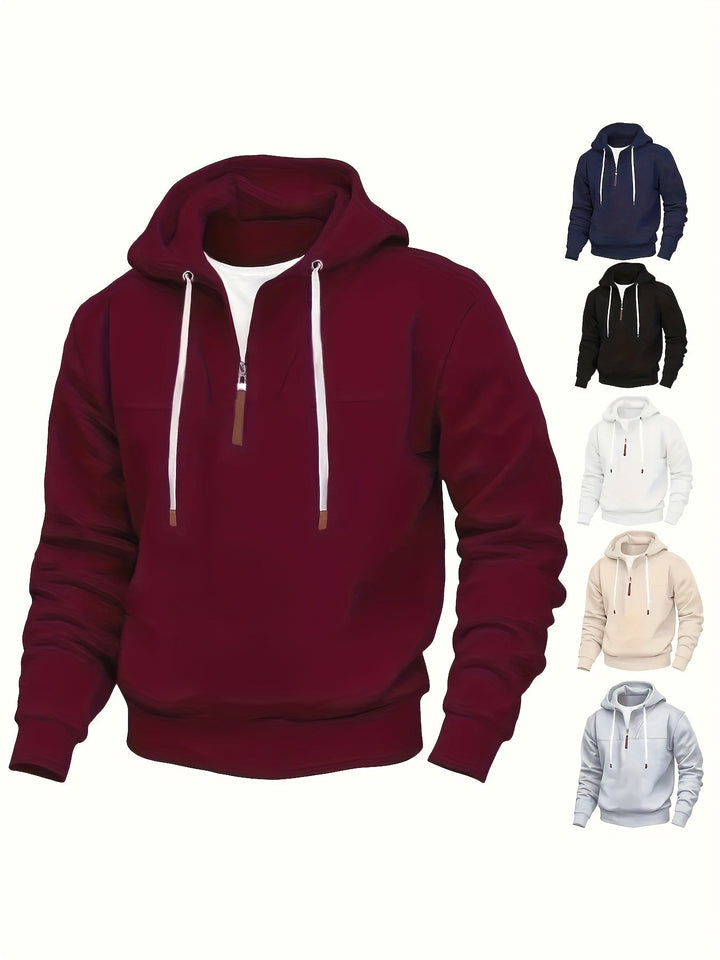 Kolton - Sudadera Con Capucha Y Medios Cremallera