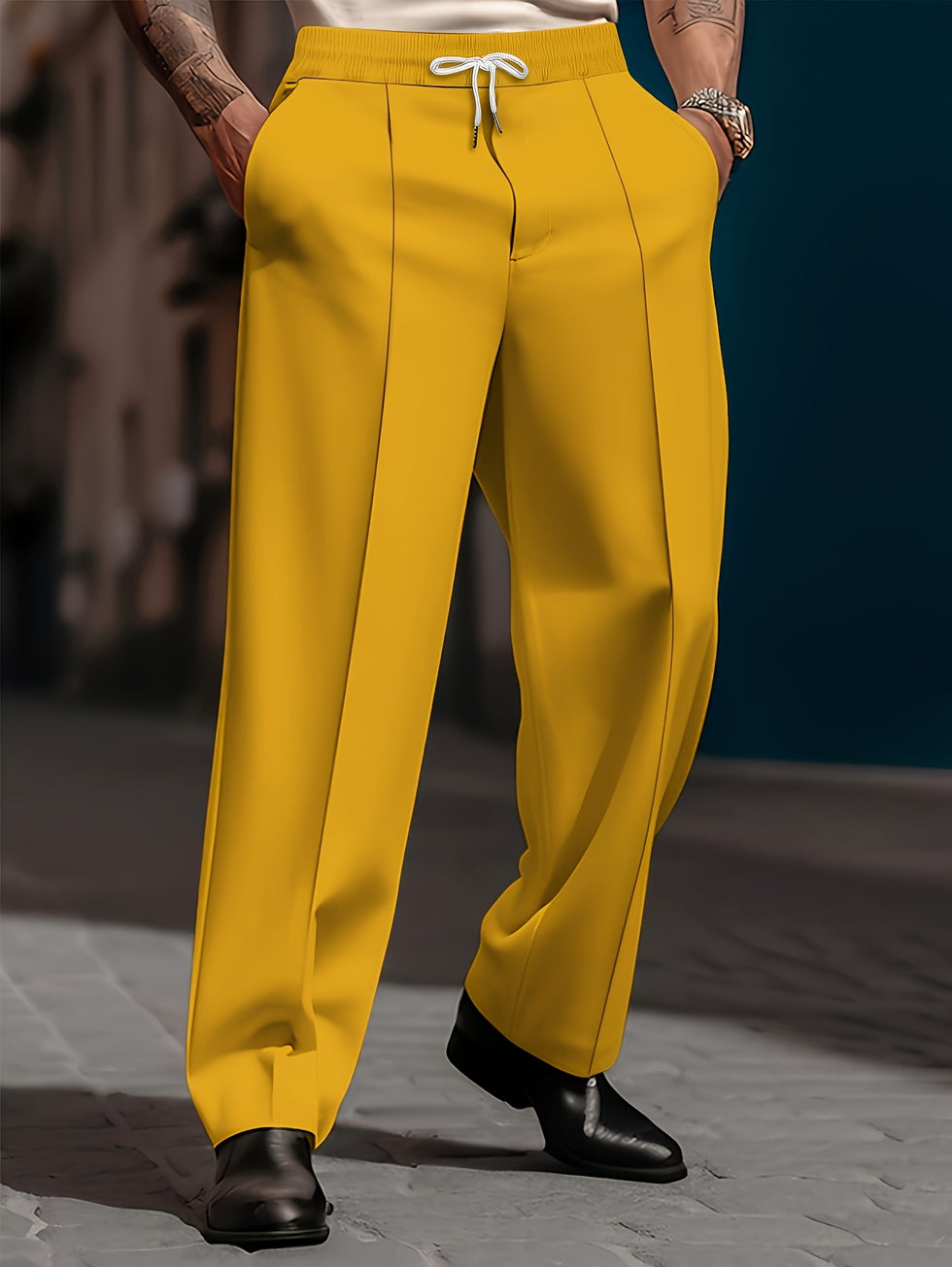 Raimi - Pantalones Informales Con Bolsillo