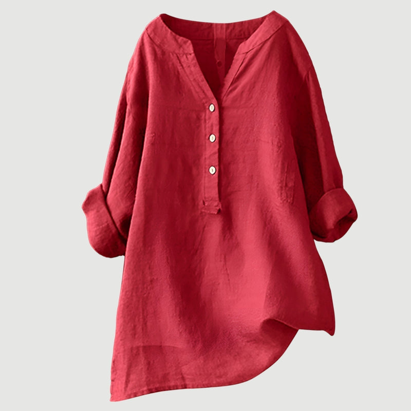 Johanne - Elegante Blusa Abotonada