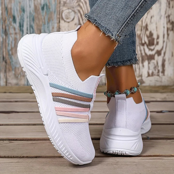 Lioray - Zapatillas Deportivas De Rayas Informales