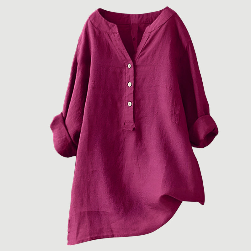 Zarina - Blusa Cómoda De Lino