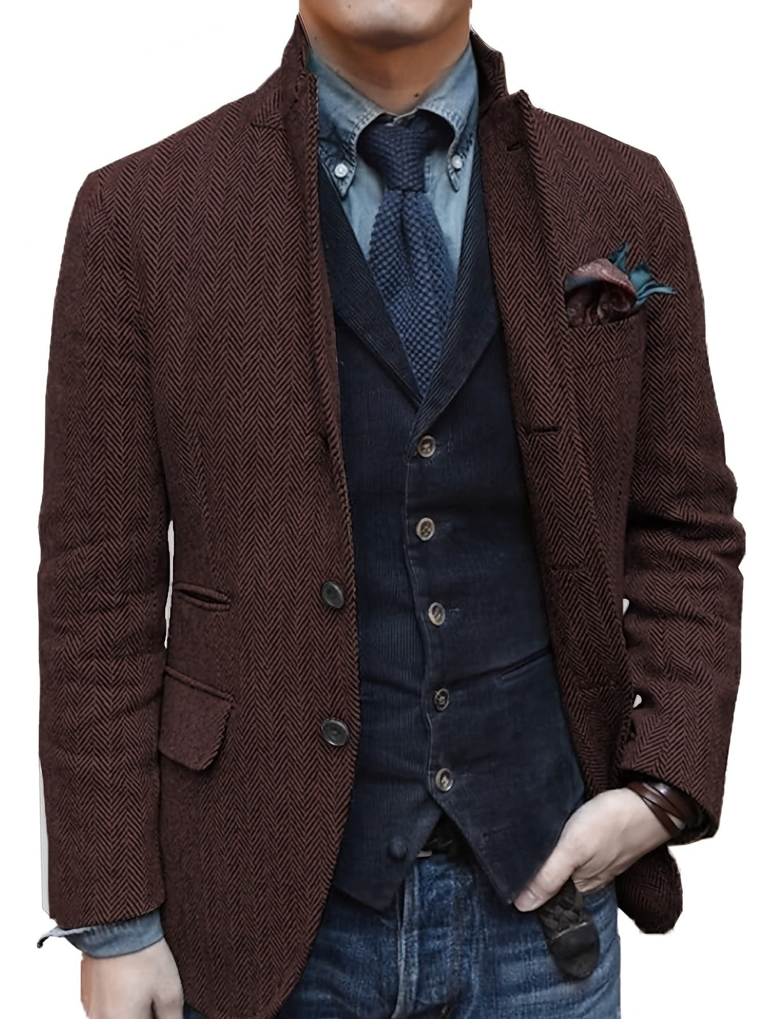 Dvian - Elegante Chaqueta Con Botones