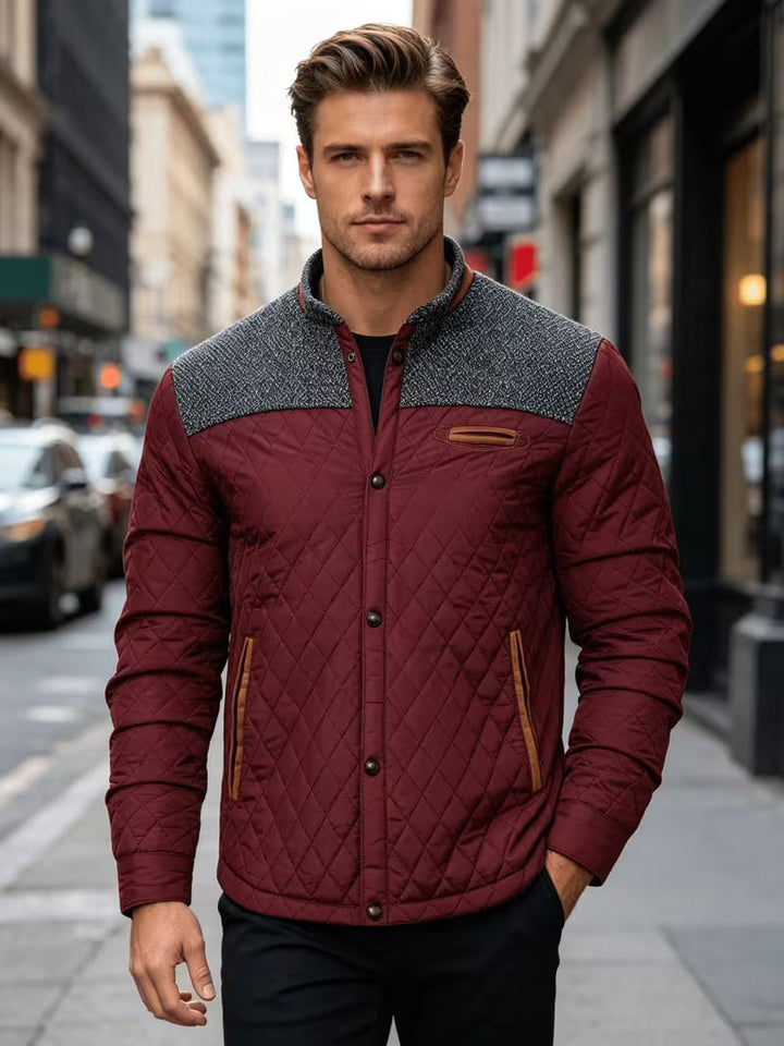 Stetson - Chaqueta Acolchada Con Diseño De Rombos