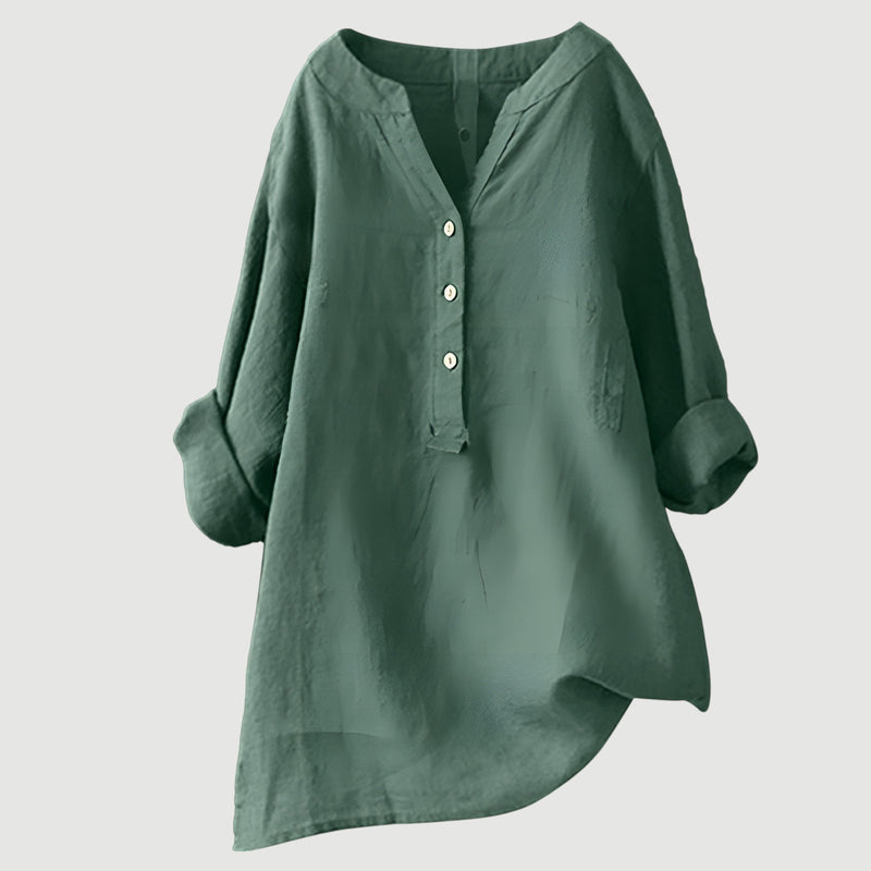 Johanne - Elegante Blusa Abotonada