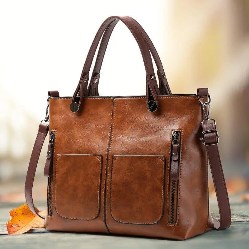 Britney - Elegante De Piel Hombro Bolso