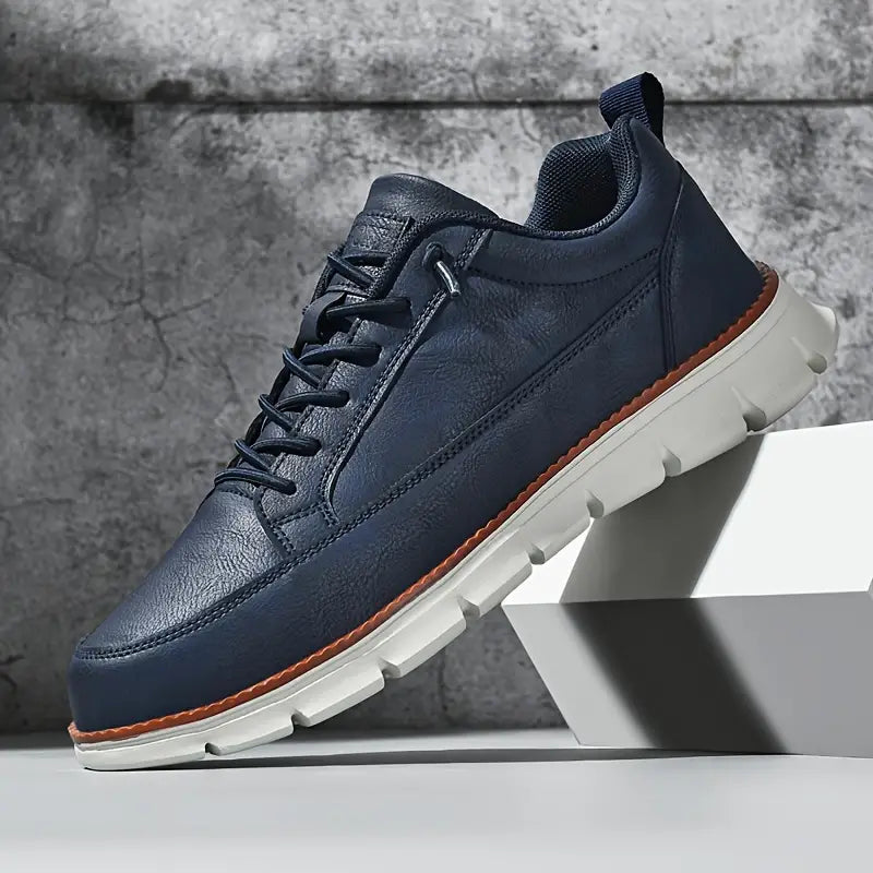 Dewey - Zapatillas De Cuero Transpirables