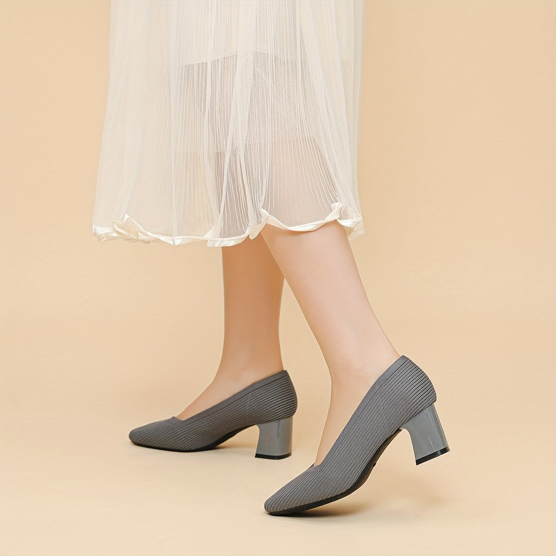 Joleen - Elegantes Zapatos De Tacón Grueso