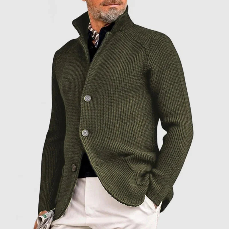 Maester - Elegante Cárdigan De Manga Larga Con Botones