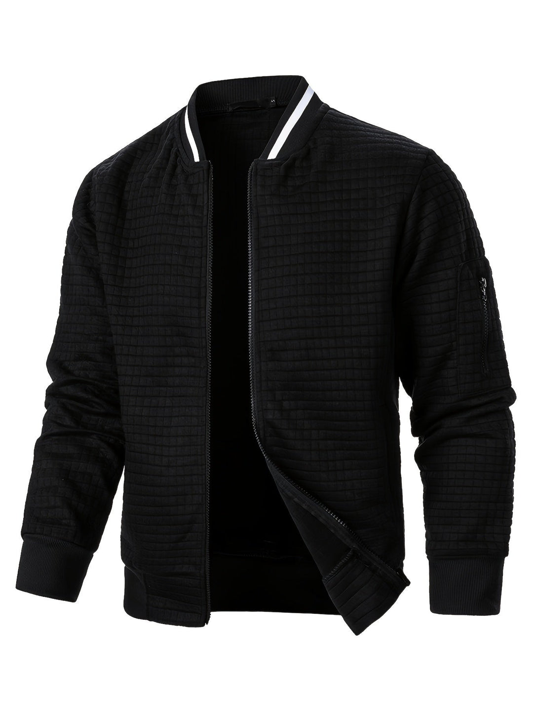 Benjie - Chaqueta Tipo Cárdigan Con Cuello Alto Y Cremallera