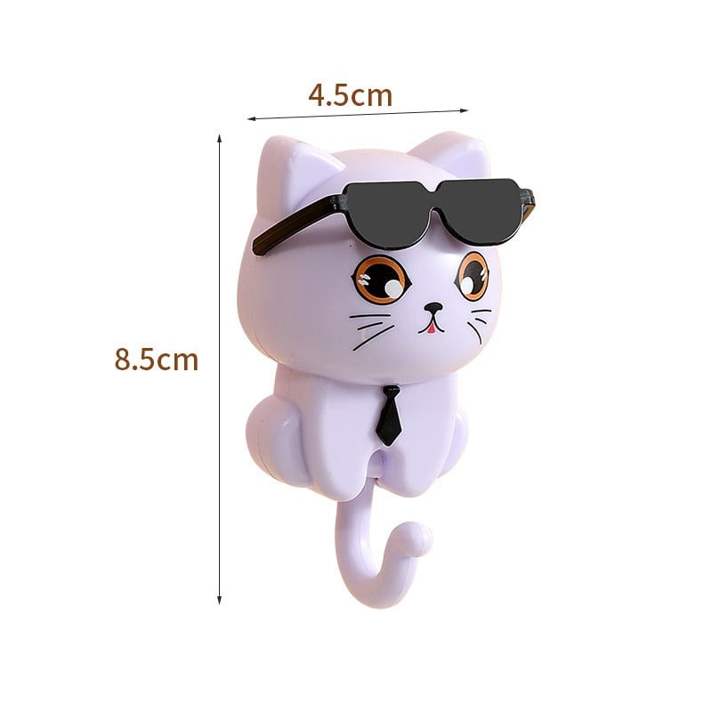 MeowHook - Llavero Gato Gafas de Sol