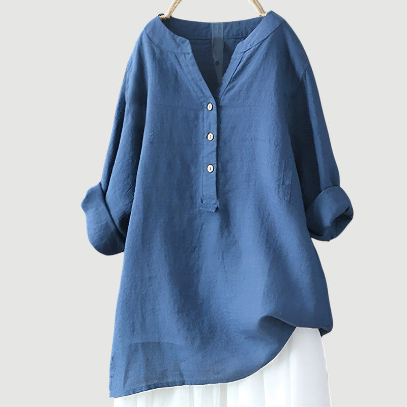 Johanne - Elegante Blusa Abotonada