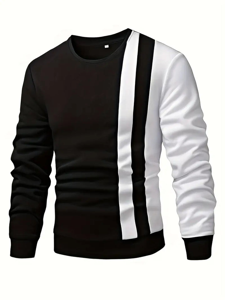 Blaine - Sudadera Elegante Con Rayas En Contraste
